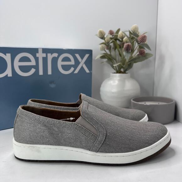 Aetrex Cameron Slip-On Casual Sneaker Taupe/Gray PC144W Women's 10.5 - Picture 3 of 10